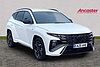 Hyundai TUCSON 1.6T Hybrid N Line 5dr Auto White