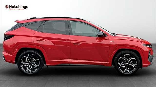 Hyundai TUCSON 1.6 H T-GDI N LINE S SUV 5DR PETROL HYBRID AUTO EURO 6 (S/S) (230 PS) Engine Red