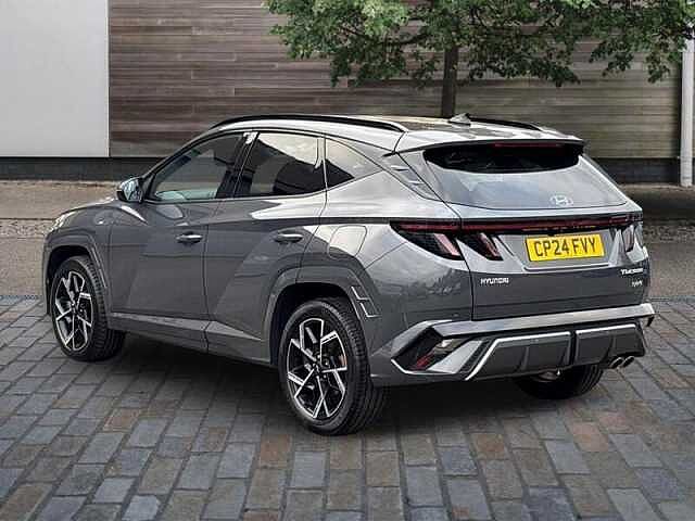 Hyundai TUCSON 1.6 T-GDI N LINE S SUV 5DR PETROL HYBRID AUTO EURO 6 (S/S) (215 PS) Ecotronic Grey