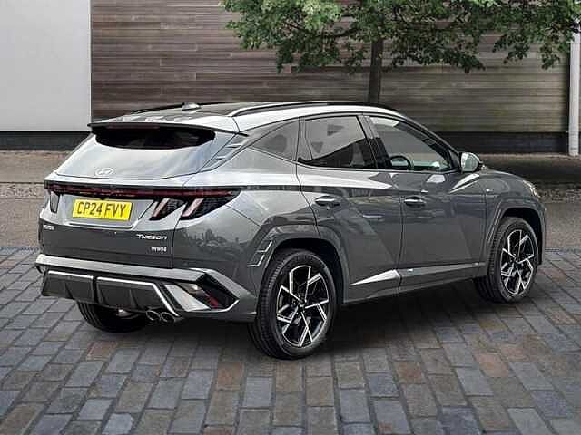 Hyundai TUCSON 1.6 T-GDI N LINE S SUV 5DR PETROL HYBRID AUTO EURO 6 (S/S) (215 PS) Ecotronic Grey