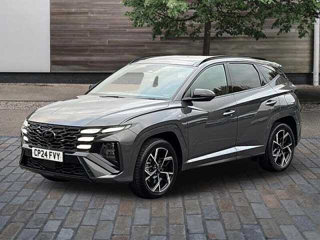 Hyundai TUCSON 1.6 T-GDI N LINE S SUV 5DR PETROL HYBRID AUTO EURO 6 (S/S) (215 PS) Ecotronic Grey