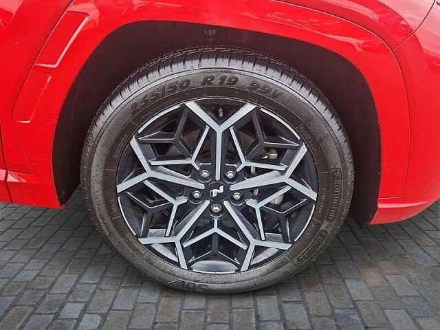 Hyundai TUCSON 1.6 h T-GDi N Line SUV 5dr Petrol Hybrid Auto Euro 6 (s/s) (230 ps) Engine Red