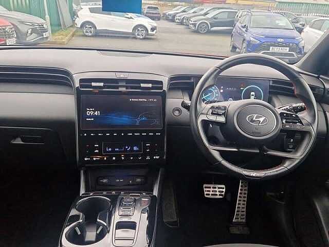 Hyundai TUCSON 1.6 h T-GDi N Line SUV 5dr Petrol Hybrid Auto Euro 6 (s/s) (230 ps) Engine Red