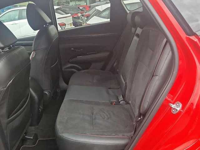 Hyundai TUCSON 1.6 h T-GDi N Line SUV 5dr Petrol Hybrid Auto Euro 6 (s/s) (230 ps) Engine Red