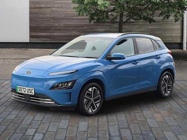Hyundai KONA 64kWh Premium SUV 5dr Electric Auto (10.5kW Charger) (204 ps) Surfy Blue