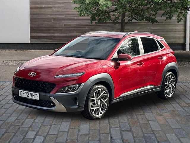 Hyundai KONA 1.6 h-GDi Ultimate SUV 5dr Petrol Hybrid DCT Euro 6 (s/s) (141 ps) Red