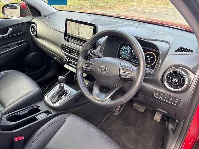 Hyundai KONA 1.6 h-GDi Ultimate SUV 5dr Petrol Hybrid DCT Euro 6 (s/s) (141 ps) Red