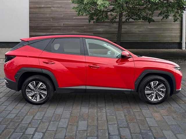 Hyundai TUCSON 1.6 h T-GDi SE Connect SUV 5dr Petrol Hybrid Auto Euro 6 (s/s) (230 ps) Engine Red