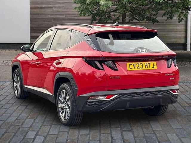 Hyundai TUCSON 1.6 h T-GDi SE Connect SUV 5dr Petrol Hybrid Auto Euro 6 (s/s) (230 ps) Engine Red