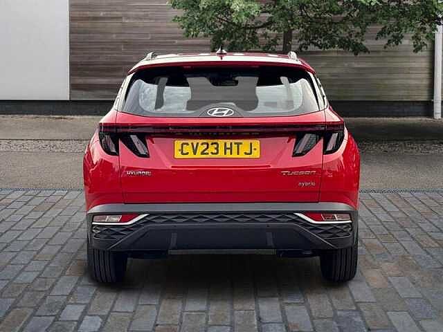 Hyundai TUCSON 1.6 h T-GDi SE Connect SUV 5dr Petrol Hybrid Auto Euro 6 (s/s) (230 ps) Engine Red