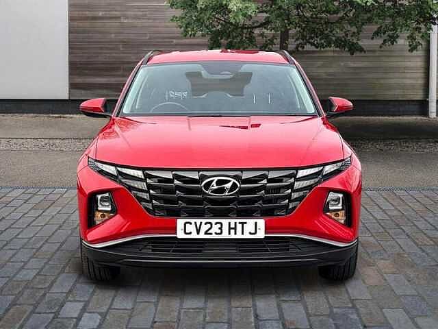 Hyundai TUCSON 1.6 h T-GDi SE Connect SUV 5dr Petrol Hybrid Auto Euro 6 (s/s) (230 ps) Engine Red
