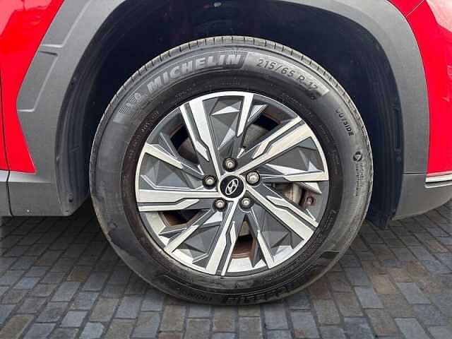 Hyundai TUCSON 1.6 h T-GDi SE Connect SUV 5dr Petrol Hybrid Auto Euro 6 (s/s) (230 ps) Engine Red