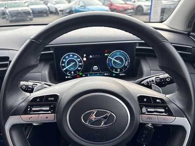 Hyundai TUCSON 1.6 h T-GDi SE Connect SUV 5dr Petrol Hybrid Auto Euro 6 (s/s) (230 ps) Engine Red