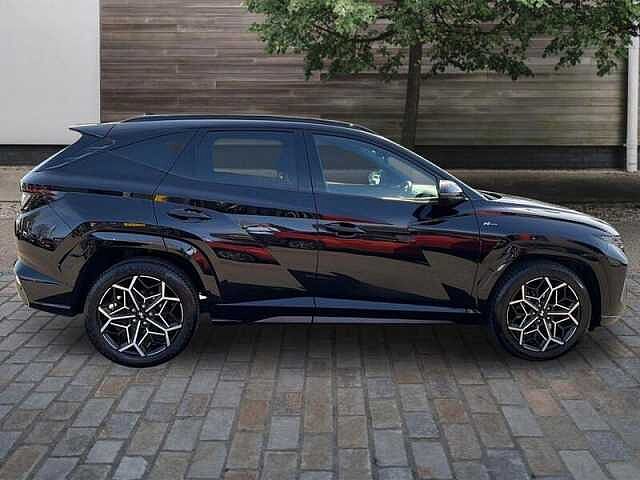 Hyundai TUCSON 1.6 T-GDi MHEV N Line SUV 5dr Petrol Hybrid DCT Euro 6 (s/s) (150 ps) Black