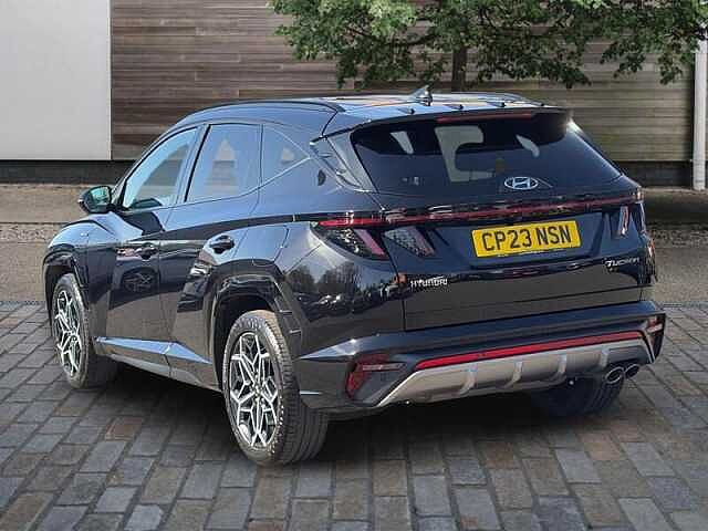 Hyundai TUCSON 1.6 T-GDi MHEV N Line SUV 5dr Petrol Hybrid DCT Euro 6 (s/s) (150 ps) Black