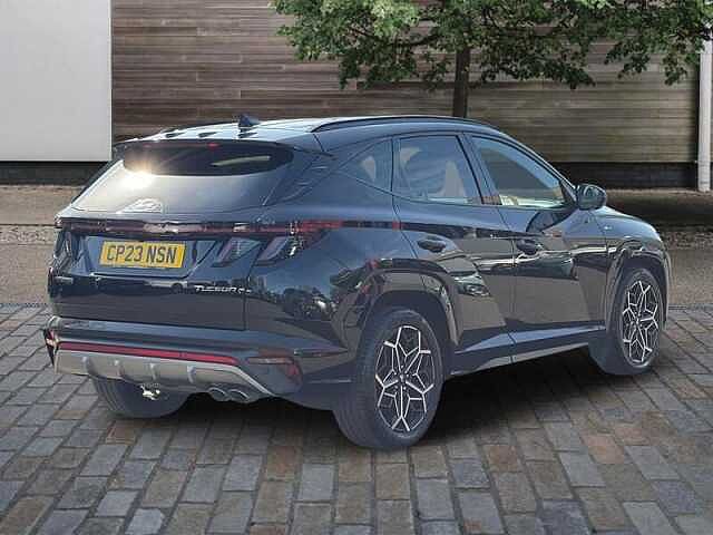 Hyundai TUCSON 1.6 T-GDi MHEV N Line SUV 5dr Petrol Hybrid DCT Euro 6 (s/s) (150 ps) Black