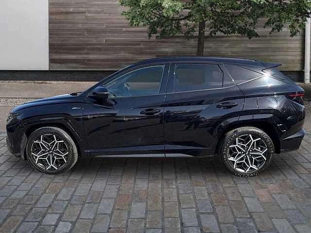 Hyundai TUCSON 1.6 T-GDi MHEV N Line SUV 5dr Petrol Hybrid DCT Euro 6 (s/s) (150 ps) Black