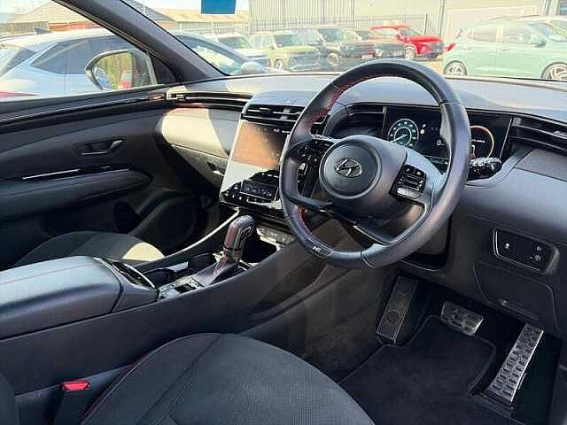 Hyundai TUCSON 1.6 T-GDi MHEV N Line SUV 5dr Petrol Hybrid DCT Euro 6 (s/s) (150 ps) Black