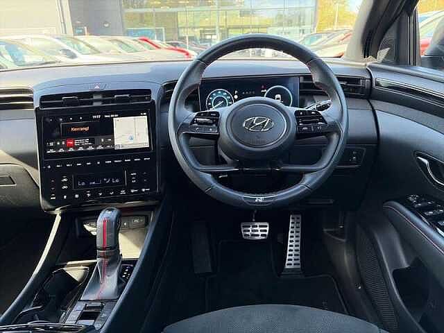 Hyundai TUCSON 1.6 T-GDi MHEV N Line SUV 5dr Petrol Hybrid DCT Euro 6 (s/s) (150 ps) Black