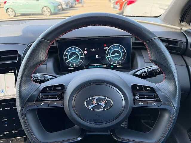 Hyundai TUCSON 1.6 T-GDi MHEV N Line SUV 5dr Petrol Hybrid DCT Euro 6 (s/s) (150 ps) Black