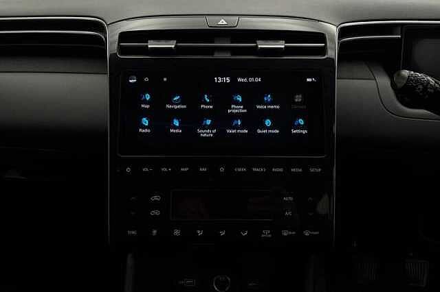 Hyundai TUCSON 1.6 T-GDi MHEV SE Connect SUV 5dr Petrol Hybrid Manual Euro 6 (s/s) (150 ps) Phantom Black