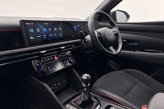 Hyundai TUCSON 1.6 T-GDi N Line S SUV 5dr Petrol Manual Euro 6 (s/s) (160 ps) Abyss Black