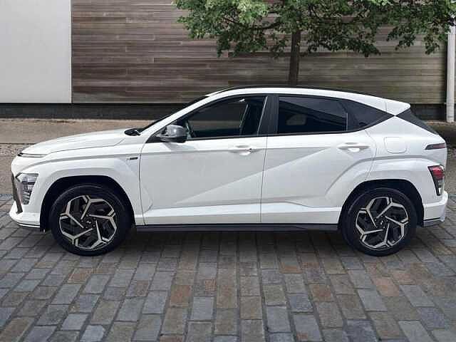 Hyundai KONA 1.6 h-GDi N Line S SUV 5dr Petrol Hybrid DCT Euro 6 (s/s) (141 ps) Atlas White