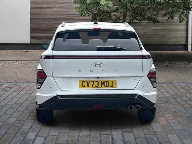 Hyundai KONA 1.6 h-GDi N Line S SUV 5dr Petrol Hybrid DCT Euro 6 (s/s) (141 ps) Atlas White