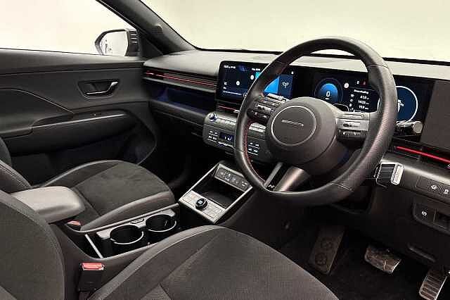 Hyundai KONA 65.4kWh N Line SUV 5dr Electric Auto (218 ps) Engine Red