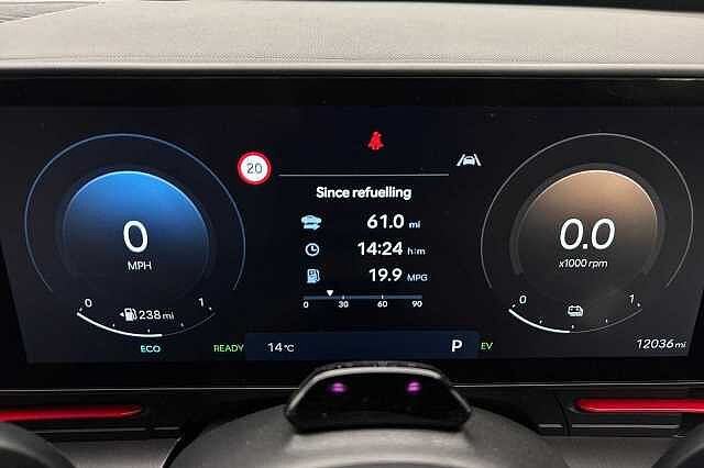 Hyundai KONA 65.4kWh N Line SUV 5dr Electric Auto (218 ps) Engine Red