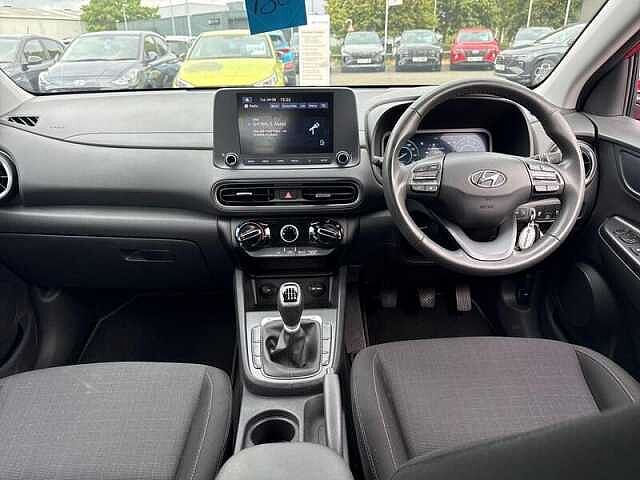 Hyundai KONA 1.0 T-GDi MHEV SE Connect SUV 5dr Petrol Hybrid Manual Euro 6 (s/s) (120 ps) Red