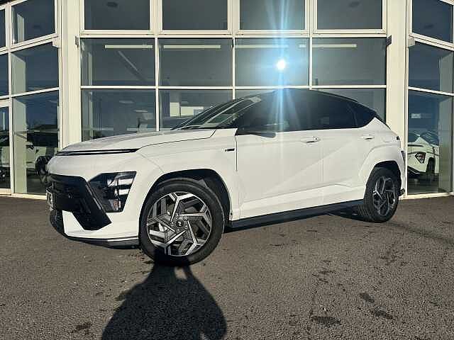 Hyundai KONA 1.6 Hybrid 129 N Line 5dr DCT Atlas White