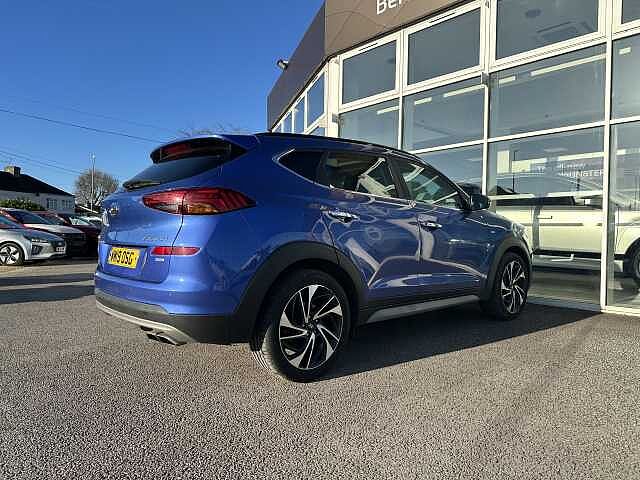 Hyundai TUCSON 2.0 CRDi 48V MHD Premium SE 5dr 4WD DCT Champion Blue