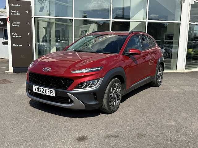Hyundai KONA 1.6 GDi Hybrid Ultimate 5dr DCT Red