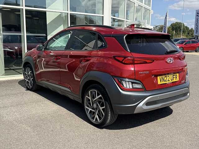 Hyundai KONA 1.6 GDi Hybrid Ultimate 5dr DCT Red
