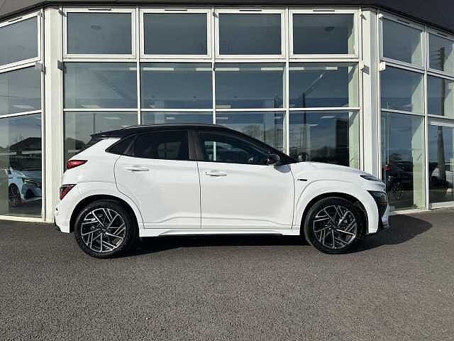 Hyundai KONA SUV 1.0 T-GDi (120ps) N Line 48 Volt MHEV Atlas White