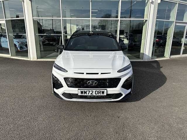 Hyundai KONA SUV 1.0 T-GDi (120ps) N Line 48 Volt MHEV Atlas White