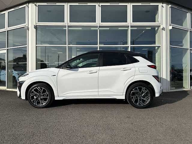 Hyundai KONA SUV 1.0 T-GDi (120ps) N Line 48 Volt MHEV Atlas White