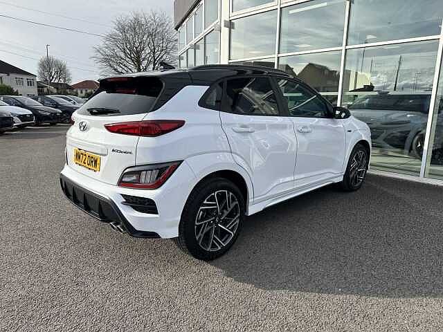 Hyundai KONA SUV 1.0 T-GDi (120ps) N Line 48 Volt MHEV Atlas White