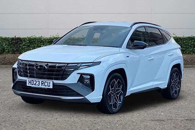 Hyundai TUCSON 1.6 TGDi Hybrid 230 N Line 5dr 2WD Auto Atlas White