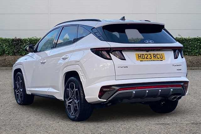 Hyundai TUCSON 1.6 TGDi Hybrid 230 N Line 5dr 2WD Auto Atlas White
