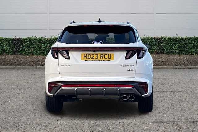 Hyundai TUCSON 1.6 TGDi Hybrid 230 N Line 5dr 2WD Auto Atlas White