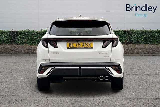 Hyundai TUCSON 1.6T 239 Hybrid N Line 5dr Auto Serenity White