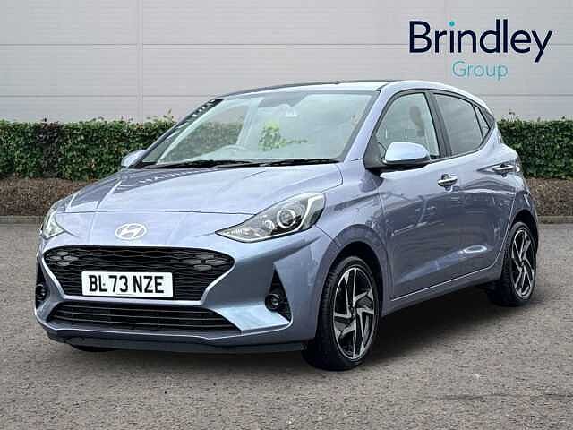 Hyundai I10 1.0 Premium Hatchback 5dr Petrol Manual Euro 6 (s/s) (67 ps) Meta Blue