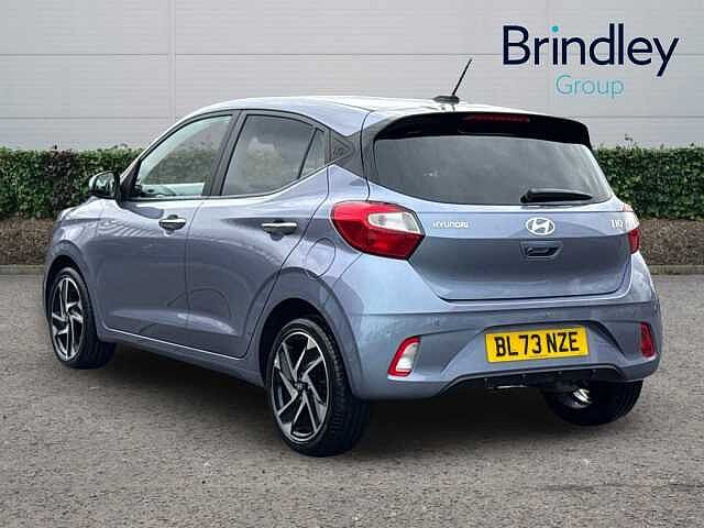 Hyundai I10 1.0 Premium Hatchback 5dr Petrol Manual Euro 6 (s/s) (67 ps) Meta Blue