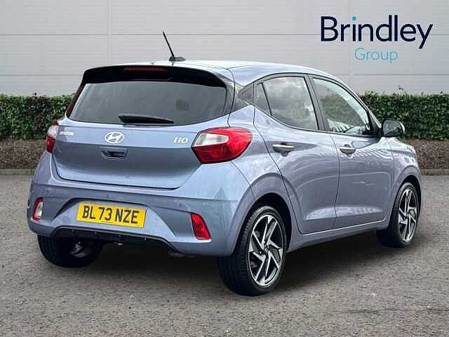 Hyundai I10 1.0 Premium Hatchback 5dr Petrol Manual Euro 6 (s/s) (67 ps) Meta Blue