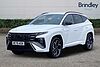 Hyundai TUCSON 1.6T 239 Hybrid N Line 5dr Auto Serenity White