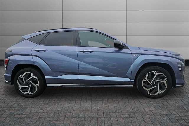 Hyundai KONA 1.6 GDi Hybrid N Line 5dr DCT Blue Sapfire