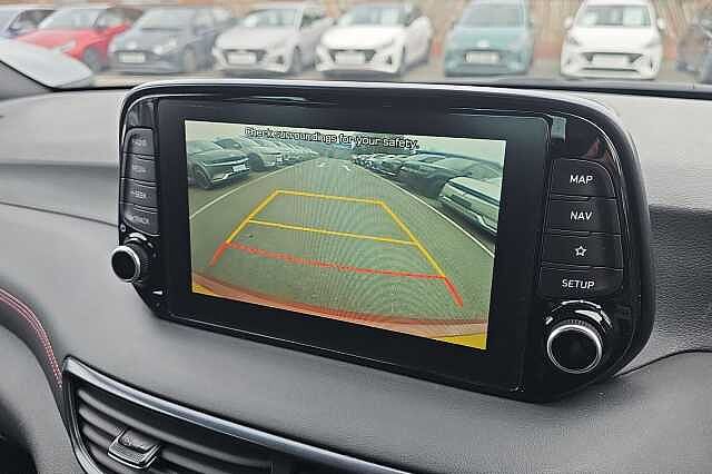 Hyundai TUCSON 1.6 CRDi 48V MHD 136 N Line 5dr 2WD DCT Red