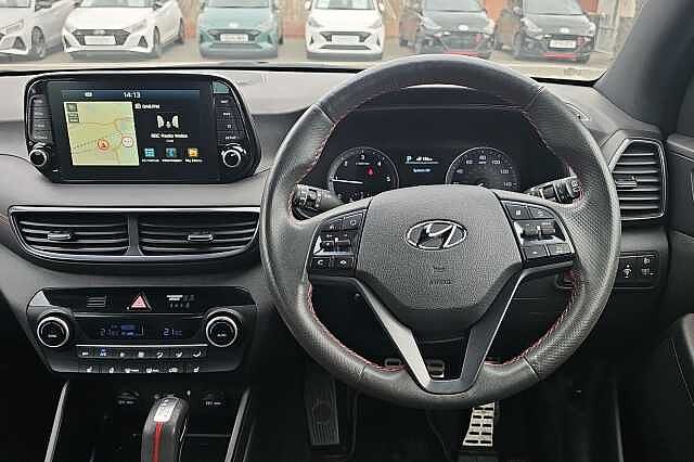 Hyundai TUCSON 1.6 CRDi 48V MHD 136 N Line 5dr 2WD DCT Red